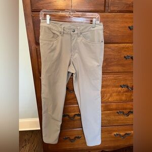 Lululemon ABC 5 pocket slim fit pant (light gray) 29 waist/28 length